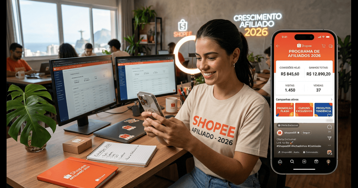 Afiliado Shopee: Como Vender Todos os Dias Sem Estoque e Sem Aparecer